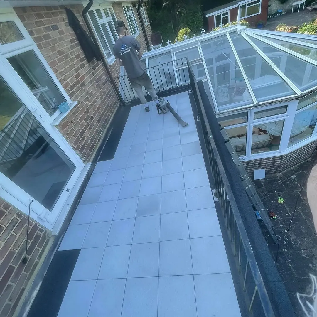 new floor for balcony