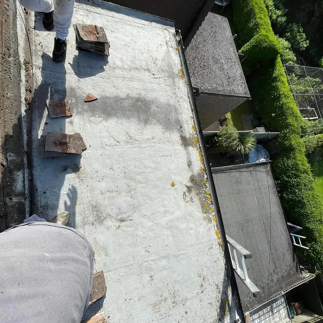taking roof apart