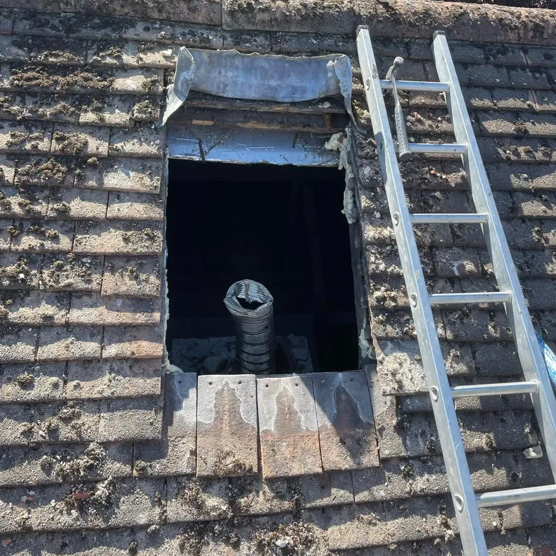hole in roof